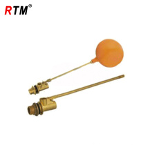 válvula de flotador-bola de cobre amarillo de la venta caliente con la bola plástica